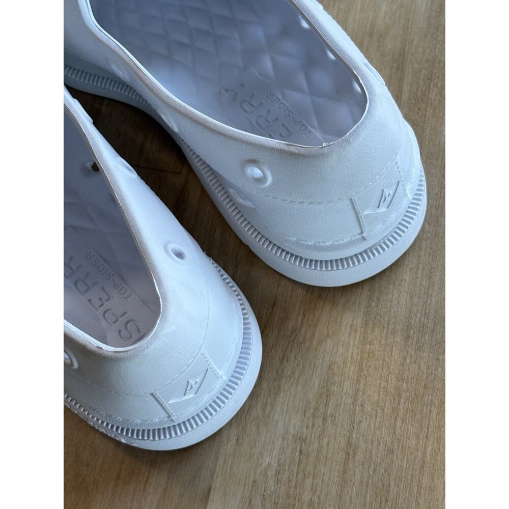 Sperry Top-Sider Float Boat Shoe Foam Slip-On Loafer White Women's Size 7 EUC - Picture 9 of 10